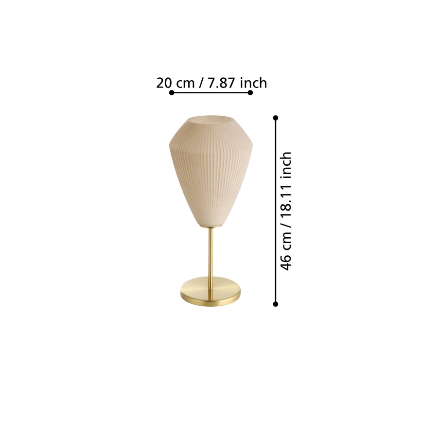 Eglo - Candeeiro de mesa 1xE27/40W/230V
