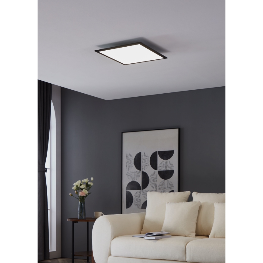 Eglo - Iluminação de teto LED LED/21,5W/230V 45x45 cm preto