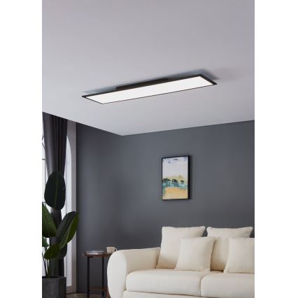 Eglo - Iluminação de teto LED LED/33W/230V 120x30 cm preto