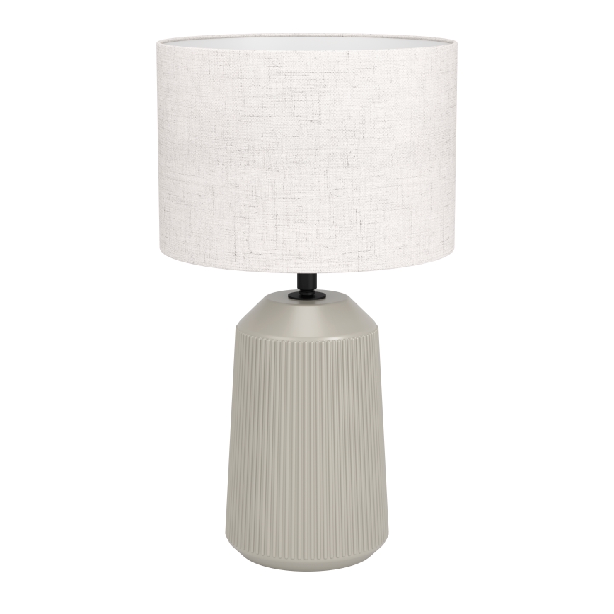 Eglo - Candeeiro de mesa 1xE27/40W/230V creme