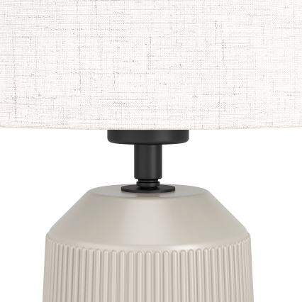 Eglo - Candeeiro de mesa 1xE27/40W/230V creme