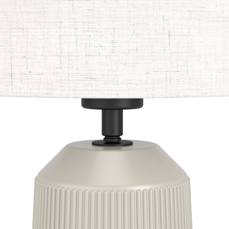 Eglo - Candeeiro de mesa 1xE27/40W/230V creme