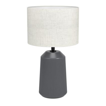 Eglo - Candeeiro de mesa 1xE27/40W/230V cinzento