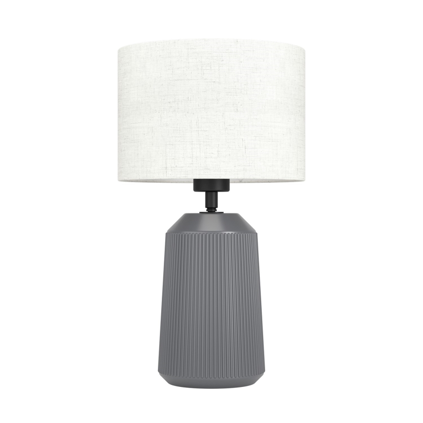 Eglo - Candeeiro de mesa 1xE27/40W/230V cinzento
