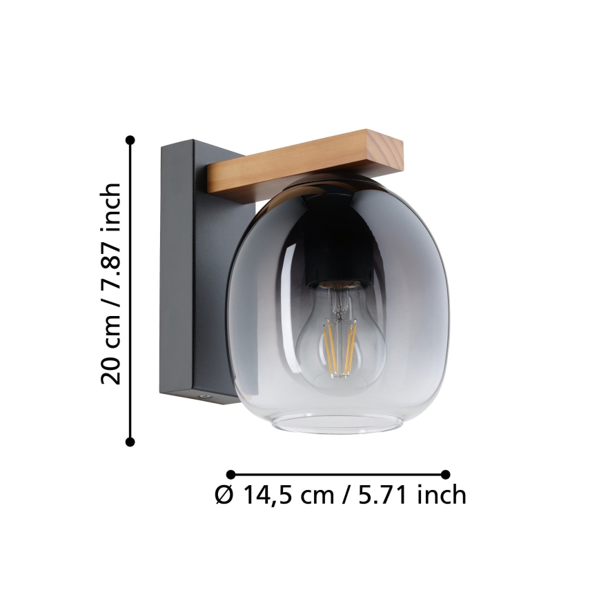 Eglo - Iluminação de parede 1xE27/40W/230V