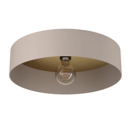 Eglo 900838 - Iluminação de teto DUAIA 1xE27/40W/230V castanho