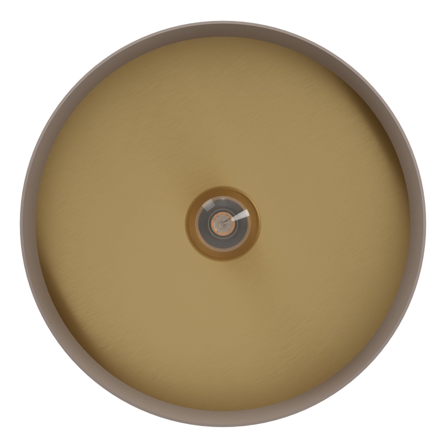 Eglo 900838 - Iluminação de teto DUAIA 1xE27/40W/230V castanho