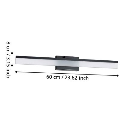 Eglo - Iluminação de parede de casa de banho LED LED/11W/230V IP44
