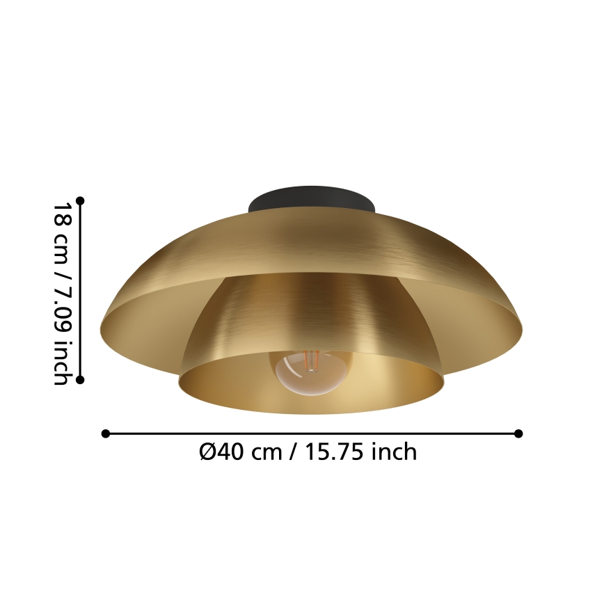 Eglo - Iluminação de teto 1xE27/40W/230V