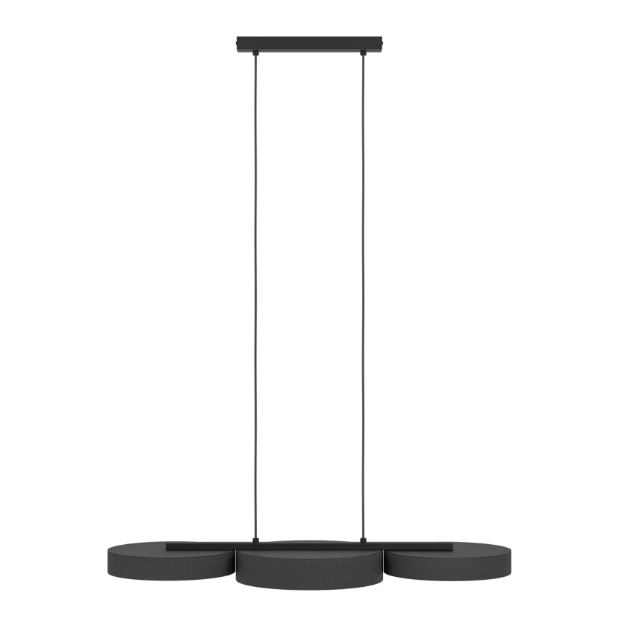 Eglo - LED RGBW Candelabro suspenso com regulação 3xLED/7,5W/230V 2700-6500K preto