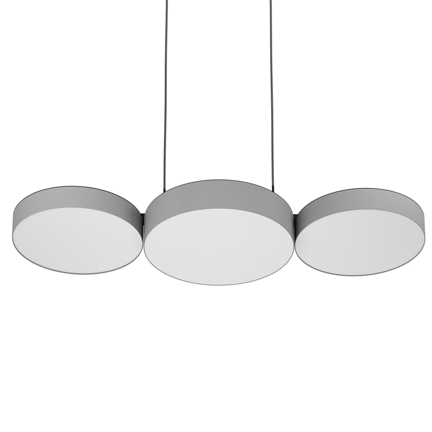 Eglo - LED RGBW Candelabro suspenso com regulação 3xLED/7,5W/230V 2700-6500K cinzento