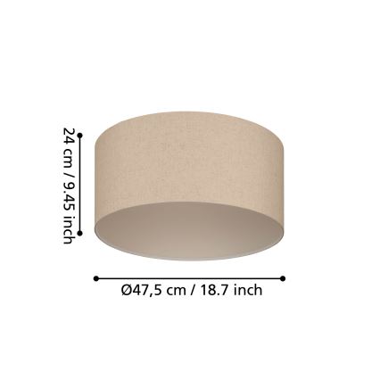 Eglo - Iluminação de teto 1xE27/40W/230V