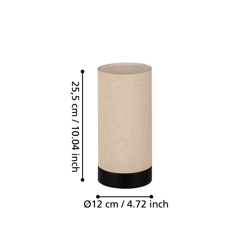 Eglo - Candeeiro de mesa 1xE27/40W/230V