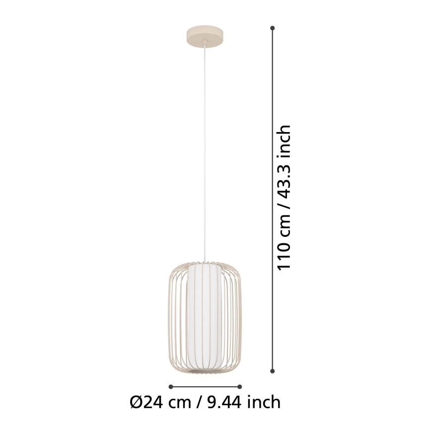 Eglo - Candelabro suspenso 1xE27/40W/230V diâmetro 24 cm
