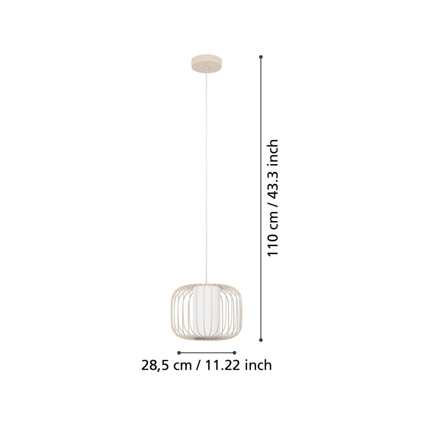 Eglo - Candelabro suspenso 1xE27/40W/230V diâmetro 28,5 cm