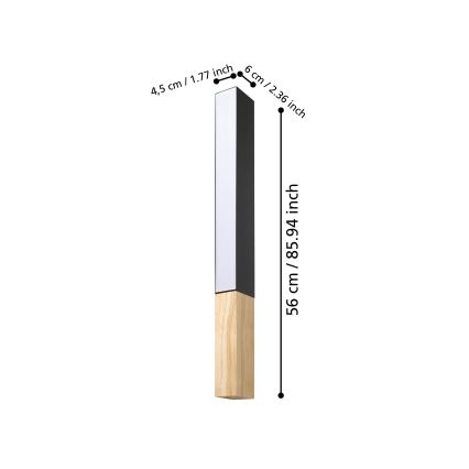 Eglo - Iluminação de parede LED LED/12W/230V