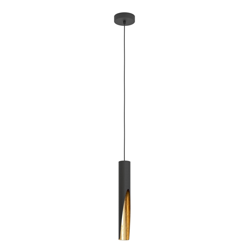 Eglo - Candelabro suspenso LED 1xGU10/4,5W/230V preto/dourada
