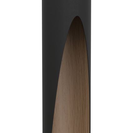 Eglo - Candelabro suspenso LED 1xGU10/4,5W/230V preto/castanho