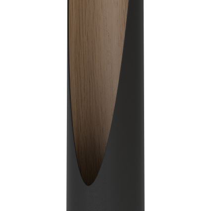 Eglo - Candeeiro de mesa LED 1xGU10/4,5W/230V preto/castanho
