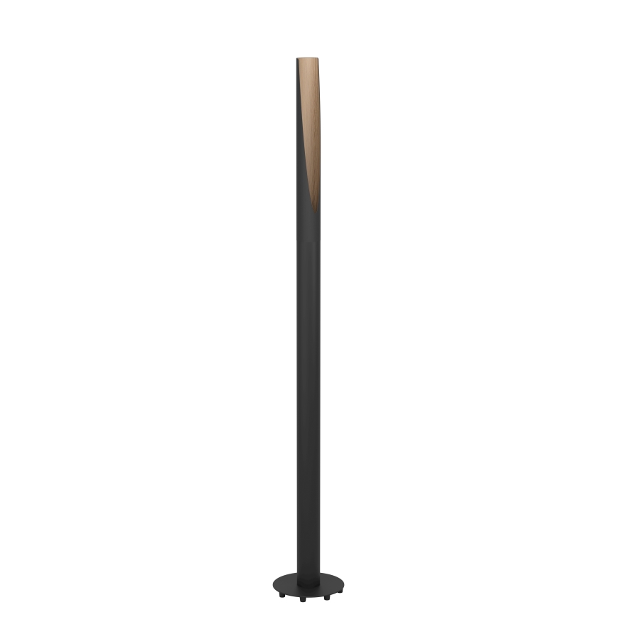 Eglo - Candeeiro de chão LED 1xGU10/4,5W/230V preto/castanho