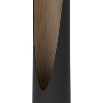 Eglo - Candeeiro de chão LED 1xGU10/4,5W/230V preto/castanho
