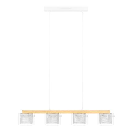 Eglo - Candeeiro suspenso LED RGBW com regulação 4xLED/3,7W/230V 2700-6500K