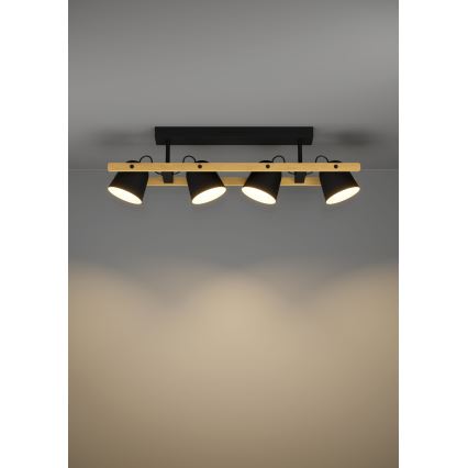 Eglo - Candeeiro integrado LED RGBW com regulação 4xLED/3,7W/230V 2700-6500K