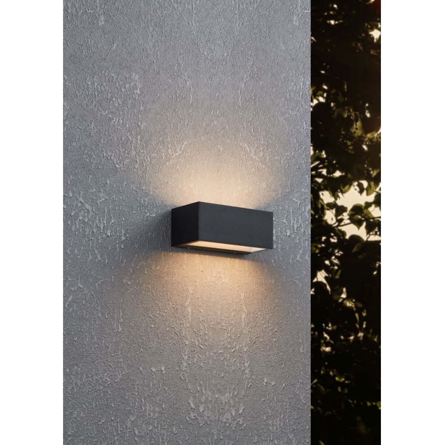 Eglo - Iluminação de parede exterior LED 2xLED/5W/230V IP65