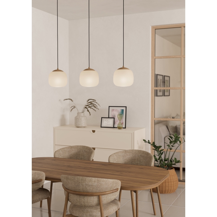 Eglo - Candelabro suspenso 3xE27/40W/230V