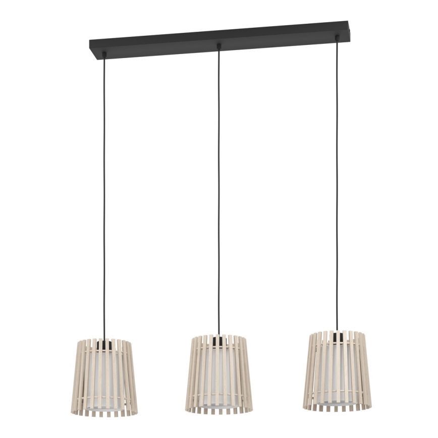 Eglo - Candelabro suspenso 3xE27/25W/230V