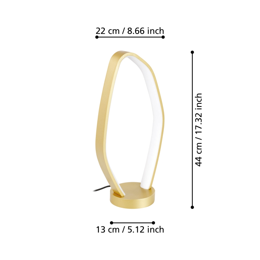 Eglo - Candeeiro de mesa LED LED/10,8W/230V