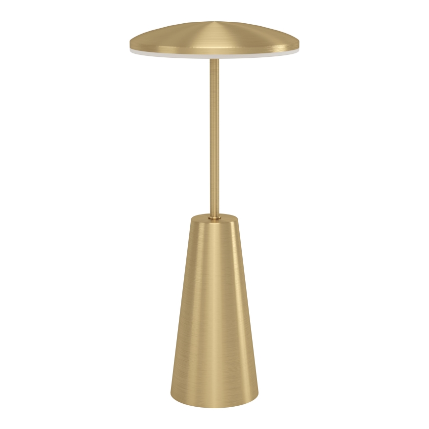 Eglo - LED Regulação táctil exterior candeeiro LED/2,8W/5V 2400K/3000K/4000K 5200 mAh IP54 dourado
