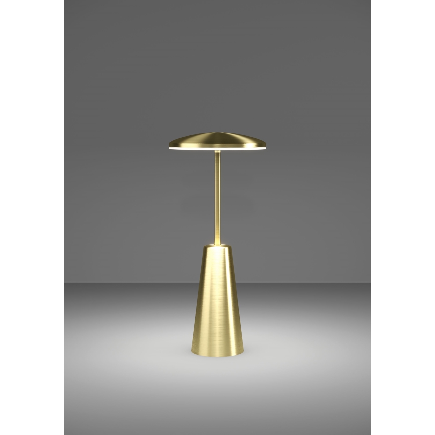 Eglo - LED Regulação táctil exterior candeeiro LED/2,8W/5V 2400K/3000K/4000K 5200 mAh IP54 dourado