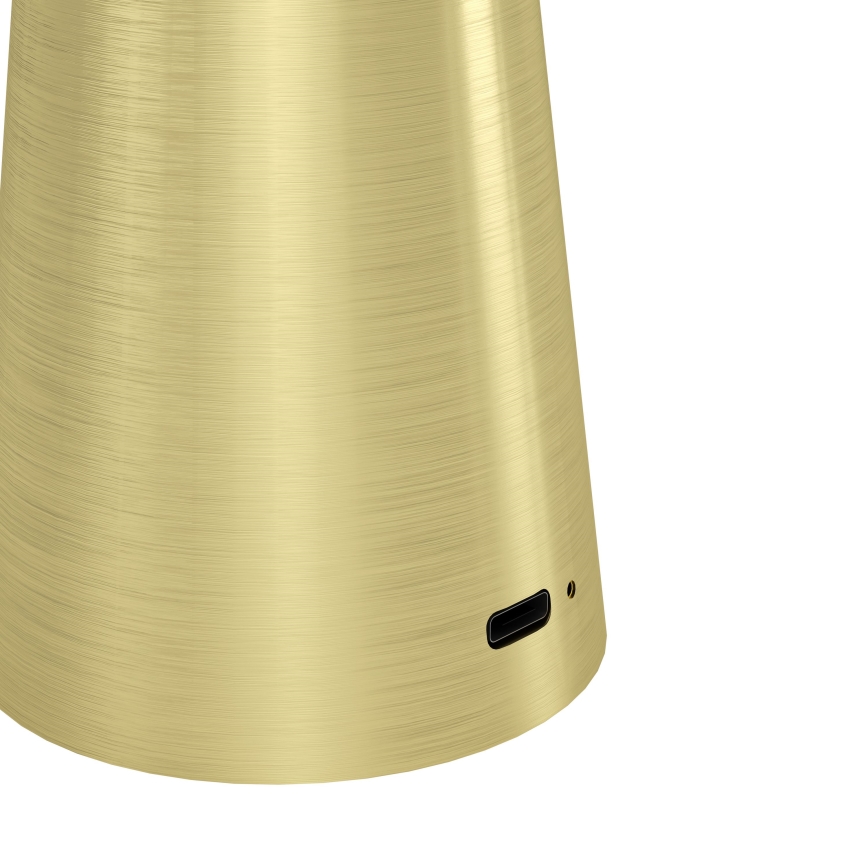 Eglo - LED Regulação táctil exterior candeeiro LED/2,8W/5V 2400K/3000K/4000K 5200 mAh IP54 dourado