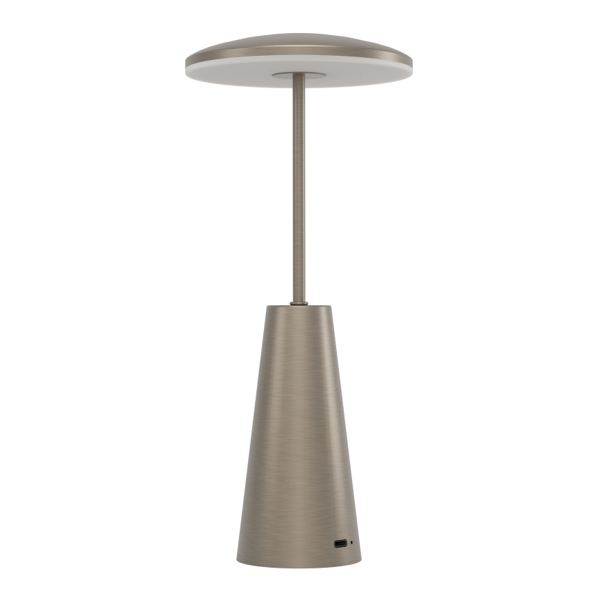 Eglo - Candeeiro de exterior LED tátil com regulação LED/2,8W/5V 2400K/3000K/4000K 5200 mAh IP54 bege