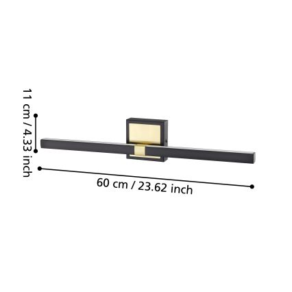 Eglo - Iluminação de parede de casa de banho LED LED/11W/230V IP44