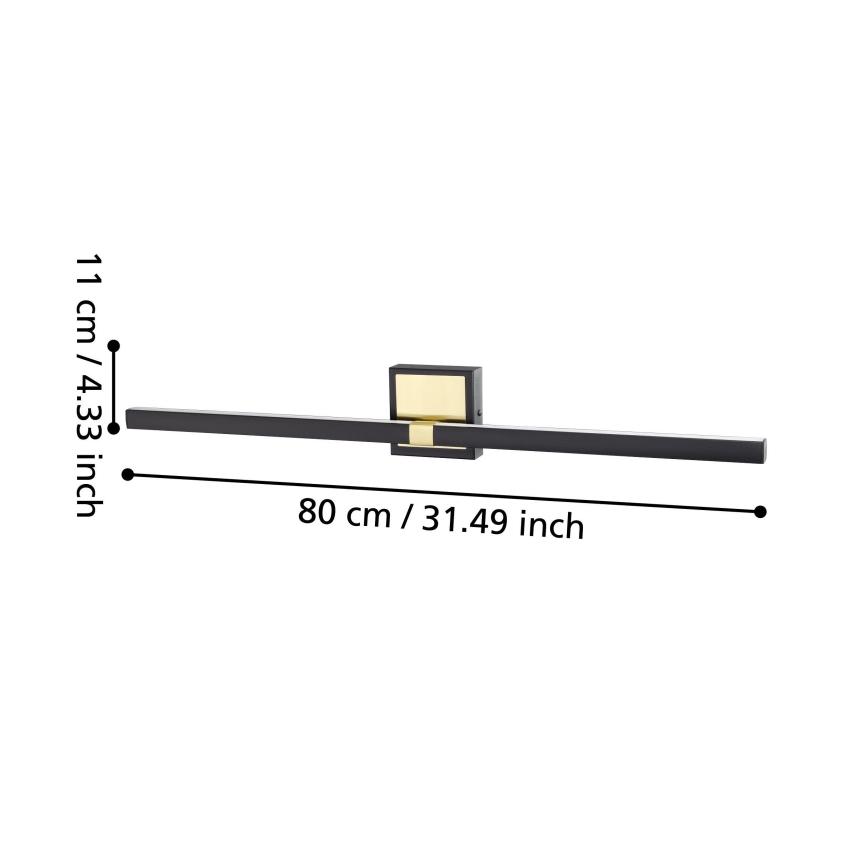 Eglo - Iluminação de parede de casa de banho LED LED/17,5W/230V IP44