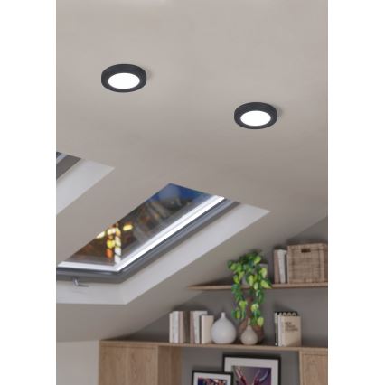 Eglo - Foco de encastrar LED LED/5,5W/230V 4000K preto