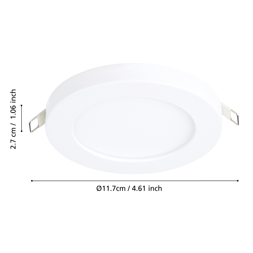 Eglo - Foco de encastrar LED LED/5,5W/230V 4000K branco