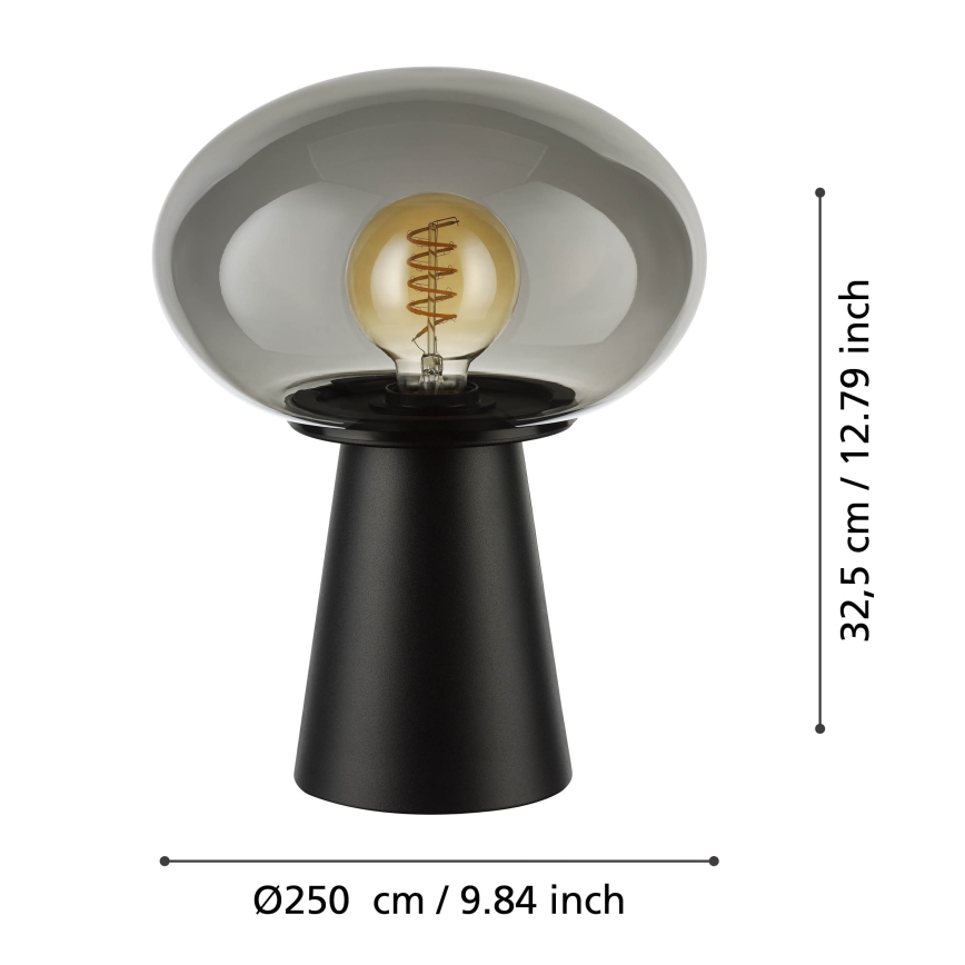 Eglo - Candeeiro de mesa 1xE27/40W/230V 32,5 cm