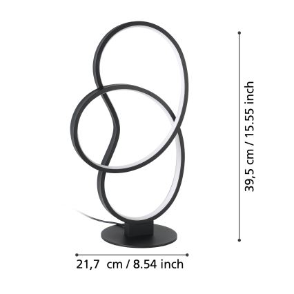 Eglo - Candeeiro de mesa LED LED/14,5W/230V