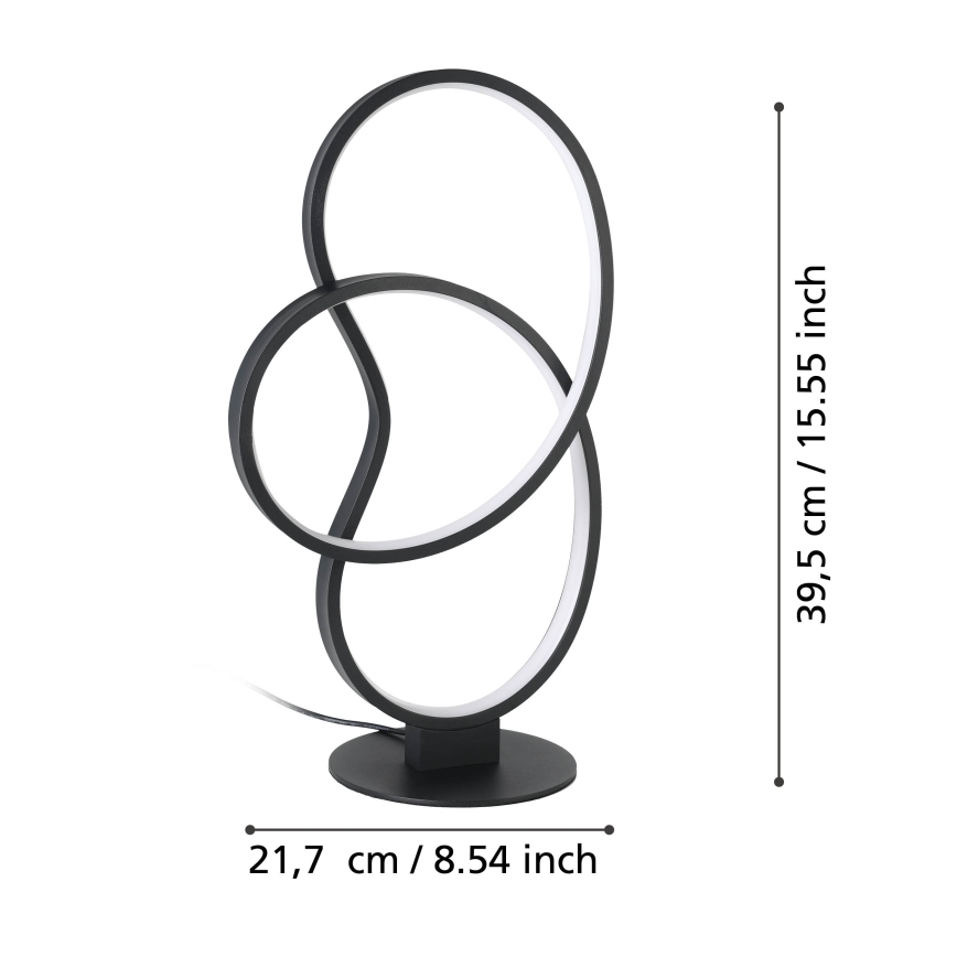 Eglo - Candeeiro de mesa LED LED/14,5W/230V