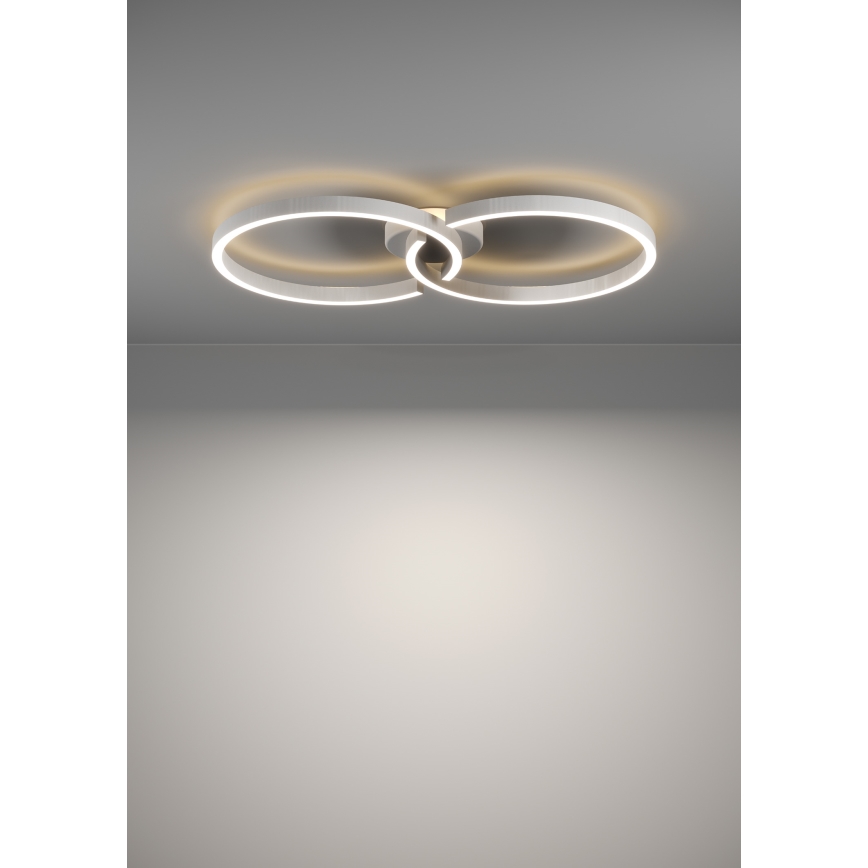 Eglo 900954 - Iluminação de teto LED RGBW com regulação LED/19,5W/230V 2700-6500K branco + controlo remoto