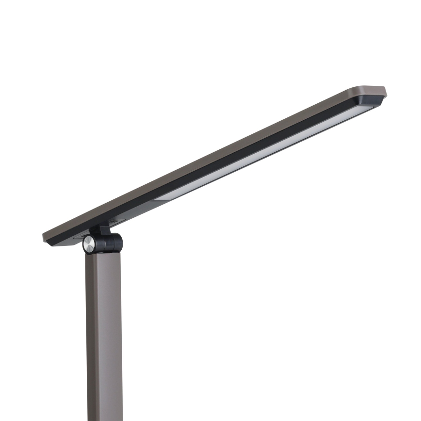 Eglo - LED Candeeiro de mesa recarregável com regulação LED/3,6W/5V 1800mAh castanho