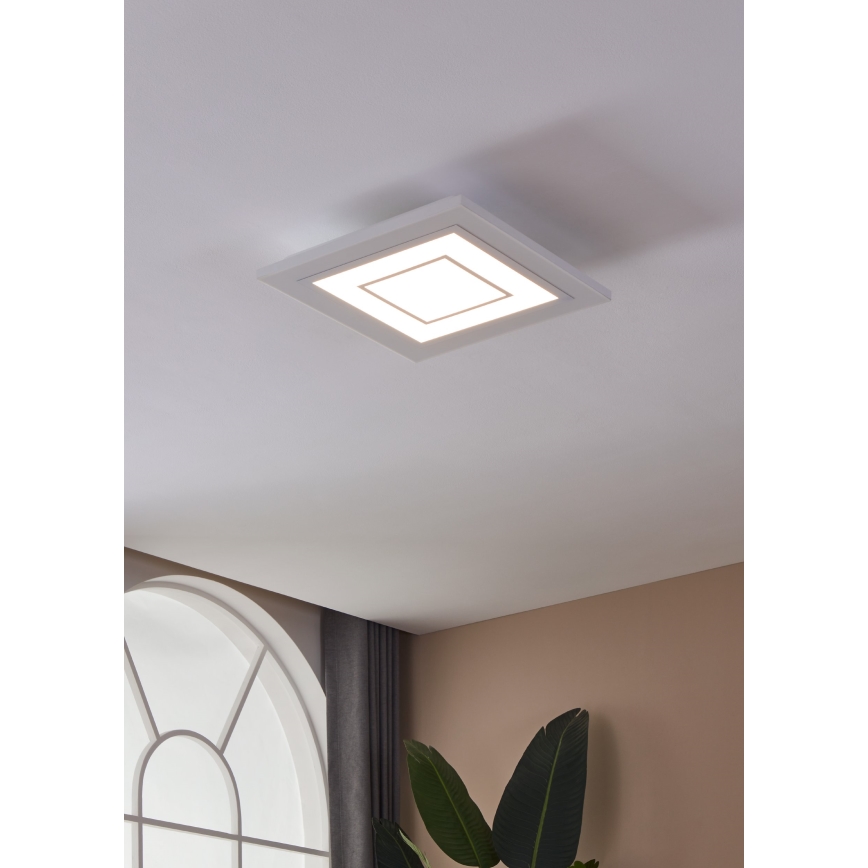 Eglo - Iluminação de teto RGBW com regulação LED/18W/230V 3000-6500K + controlo remoto