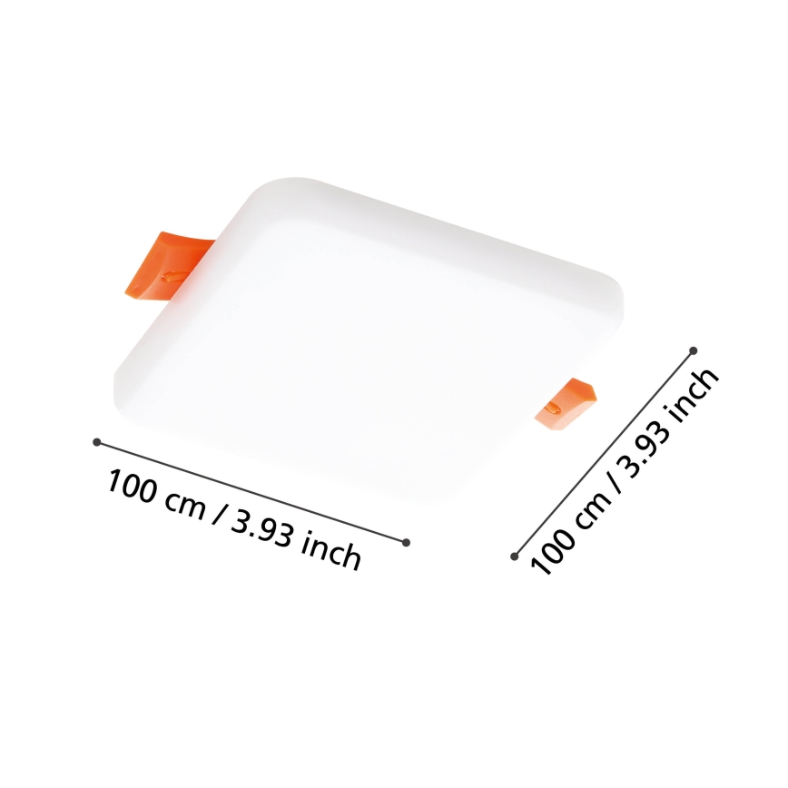Eglo - Foco de encastrar de casa de banho LED LED/5,5W/230V 10x10 cm IP65