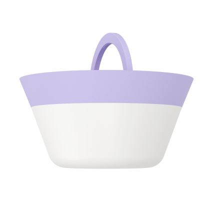 Eglo - Candeeiro de exterior LED RGBW tátil regulável 2em1 LED/1,5W/5V 2600 mAh IP54 roxo