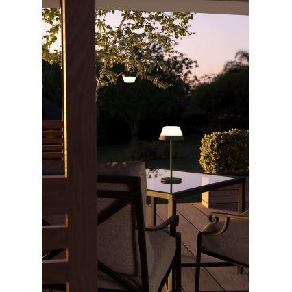 Eglo - Candeeiro de exterior LED RGBW tátil regulável 2em1 LED/1,5W/5V 2600 mAh IP54 verde
