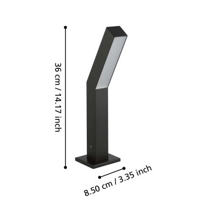 Eglo - Candeeiro exterior LED 2xLED/4,5W/230V IP44