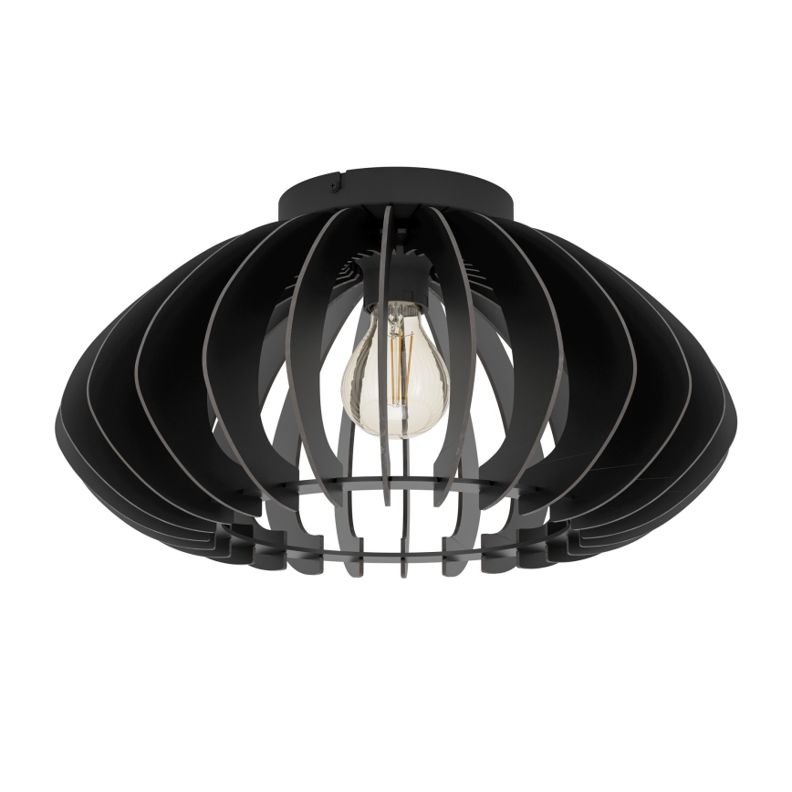 Eglo - Iluminação de teto 1xE27/40W/230V diâmetro 45 cm preto
